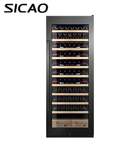 SICAO 680L Pintu Kaca Baru Red Wine Cooler Compressor Kabinet